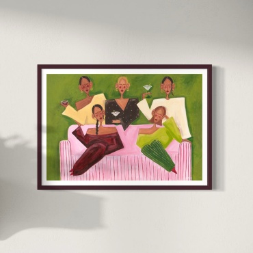 Araystudio.kz картина интерьерная на холсте «Five’s A Crowd» 70x50 см