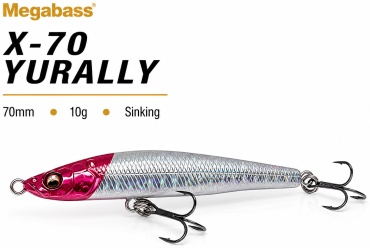 Воблер Megabass X-70 YURALLY 1 шт 70 мм