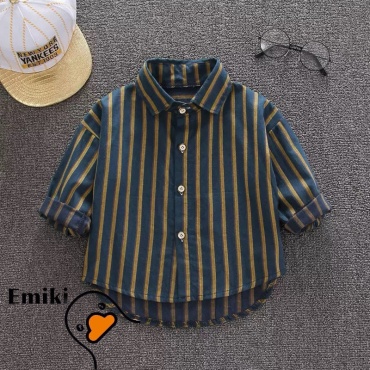 Рубашка Emiki черный, золотистый