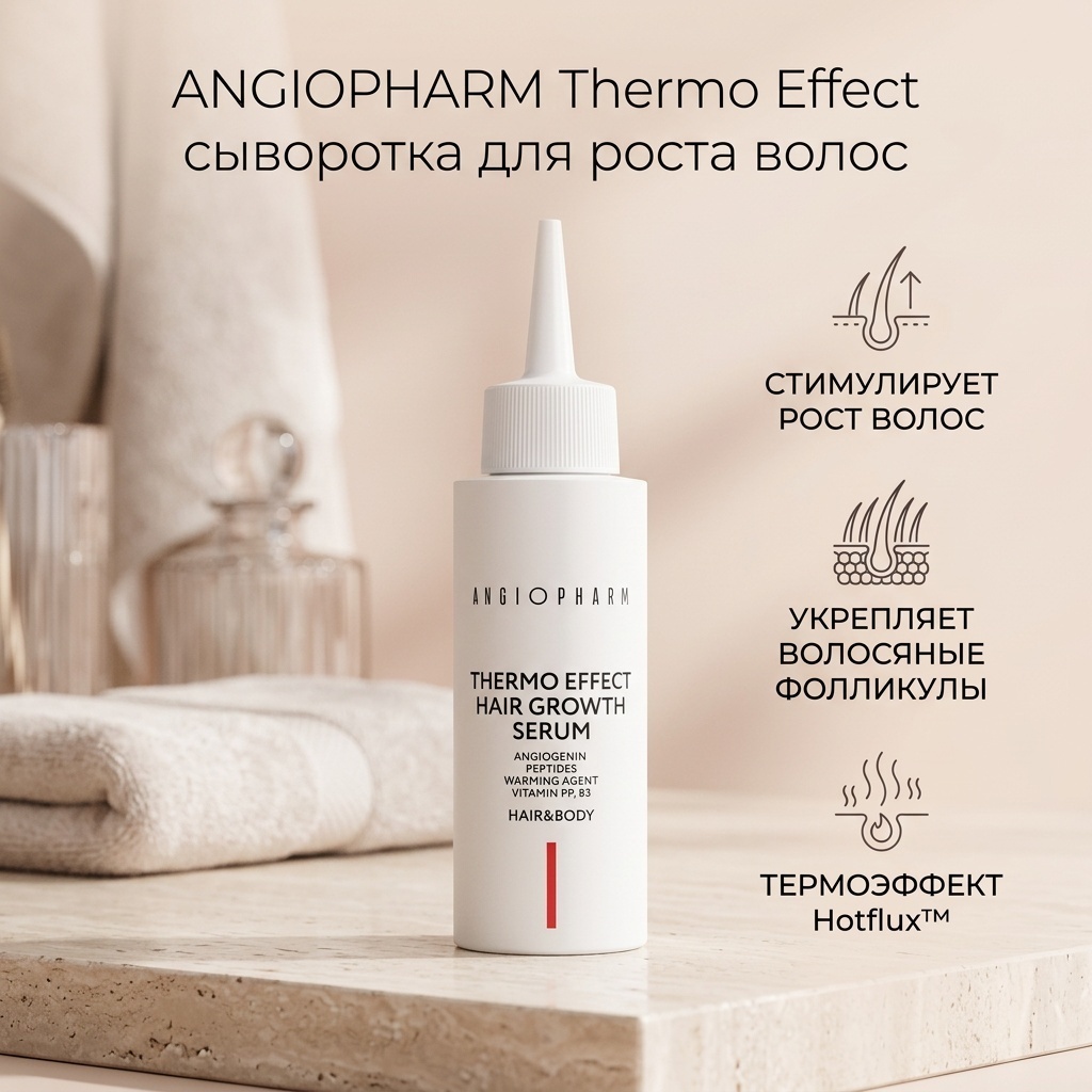 ANGIOPHARM Thermo Effect Hair Growth Regeneration сыворотка 100 мл