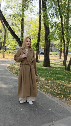 Пальто ZELANTE песочный
