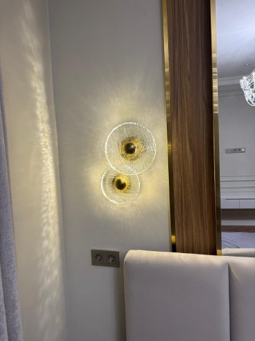 Бра настенный LED, латунь