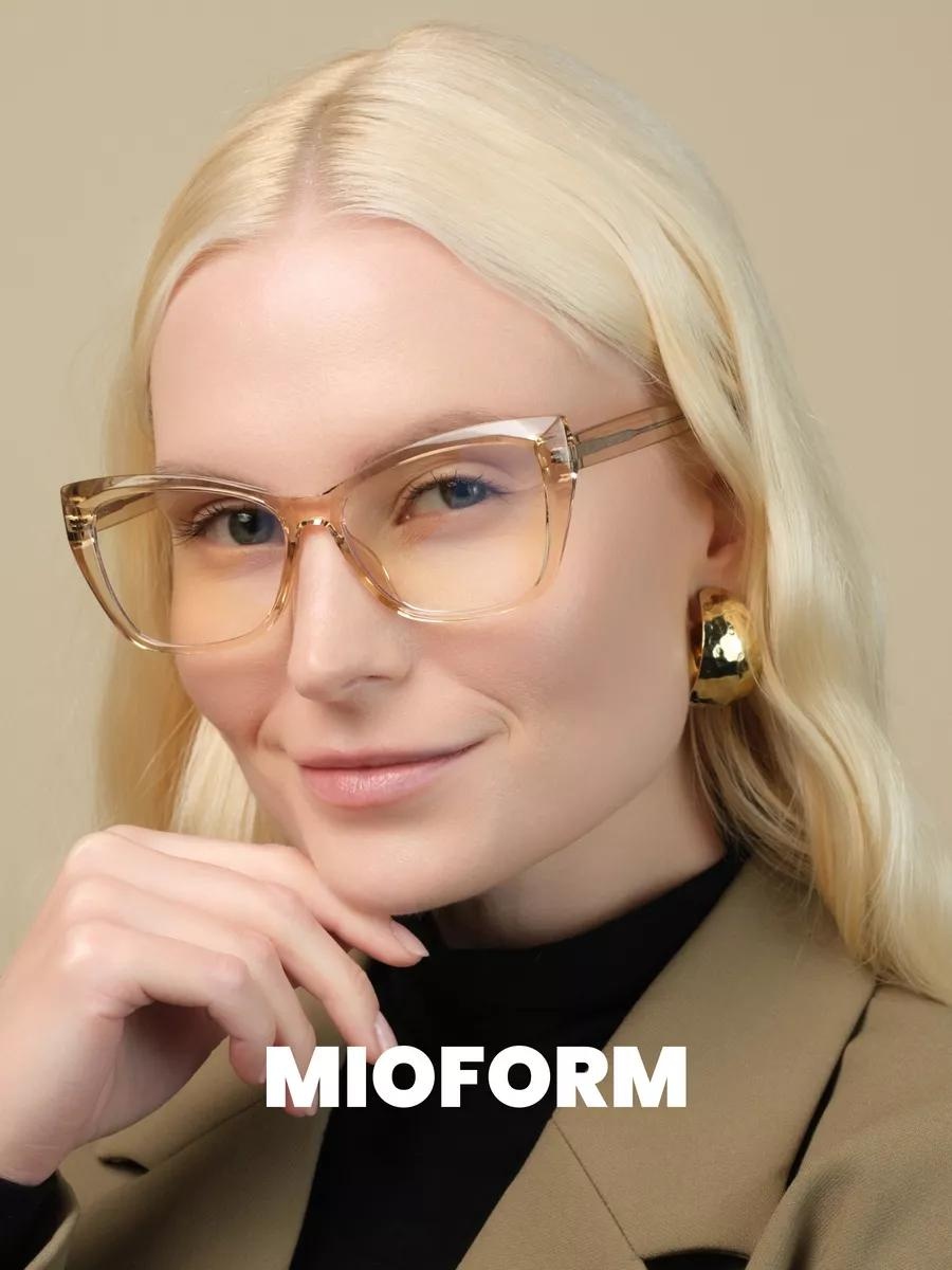 MIOFORM очки овальные однотонные