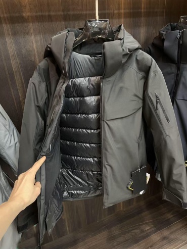 Пуховик FASHION черный, хаки