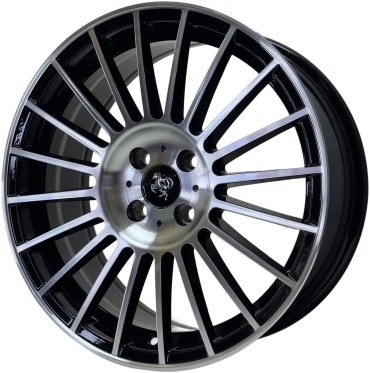 Yixing 0284 WESTWHEELSSHOP 7x17/4x100 D67.1 ET32 4 диска черный, хром