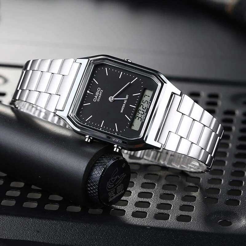 Кварцевые CASIO AQ-230A-1DMQ пластик