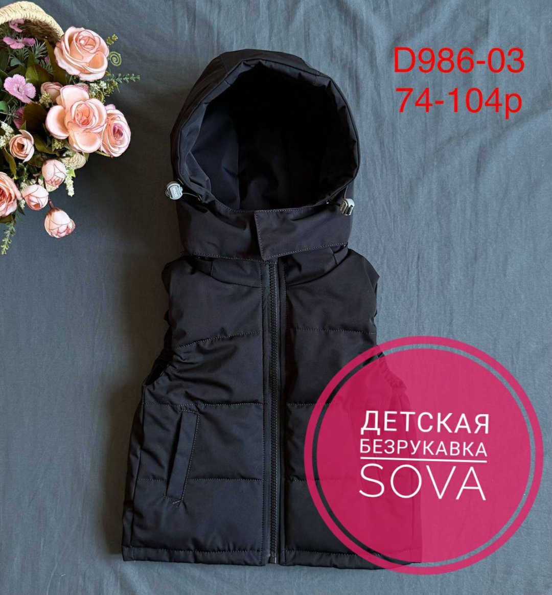 Жилет Sova черный