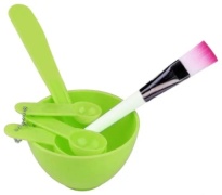 Емкость для масок наливным путем пластик, силикон 100 мл 6 шт