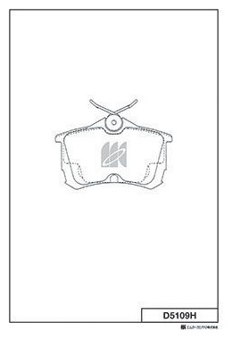 KASHIYAMA Колодки Тормозные Дисковые D5109H