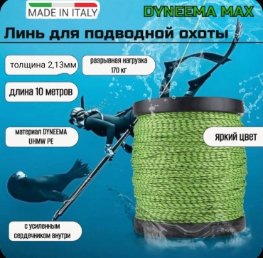 Шнур 007642 линь 2,13мм 10м