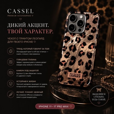 Чехол Cassel для Apple iPhone 15 рисунок