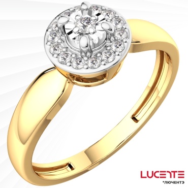 Lucente Бриллианты Якутии ZO-2D00467.14K.YB.ZZ_18 размер 18 вес 1.61 г золото, бриллиант