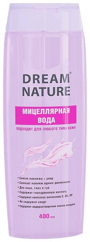 Dream Nature Мицелярная вода мицеллярная вода 400 мл