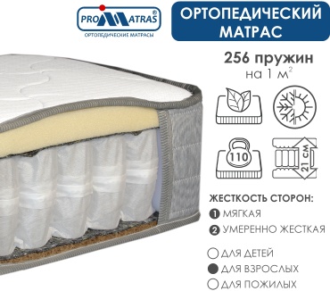 Матрас PROMATRAS NUVOLA, 170x210x21 см