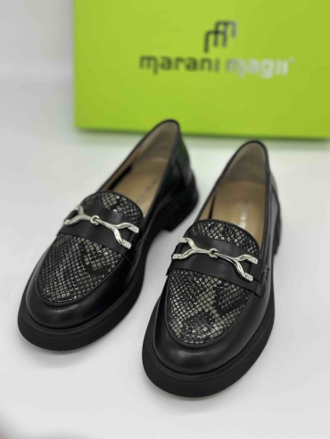 Лоферы MARANI MAGLI серый, черный