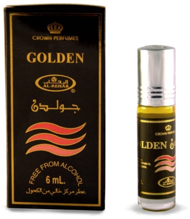 Al Rehab Golden парфюмерное масло 6 мл, унисекс