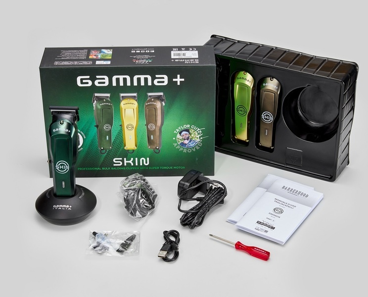 Gamma Piu машинка для стрижки Gamma+ skin clipper зеленый