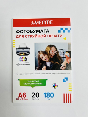 DeVENTE 2042902 бумага, A6, 20 шт, глянцевое покрытие