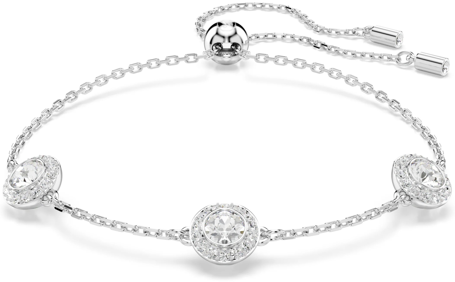 Swarovski длина 24 см бижутерный сплав, кристаллы Swarovski