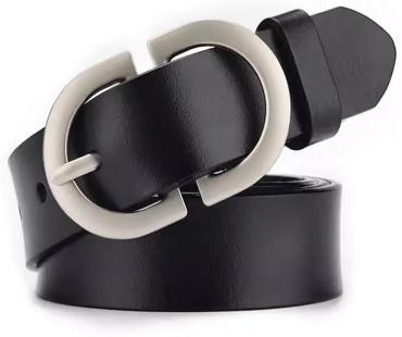 Ремень Belt Rose натуральная кожа 115 см черный