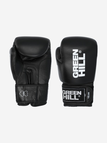Боксерские перчатки Green Hill 10 oz черный