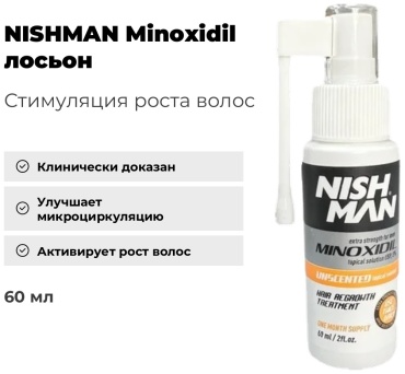 NISHMAN Minoxidil лосьон 60 мл