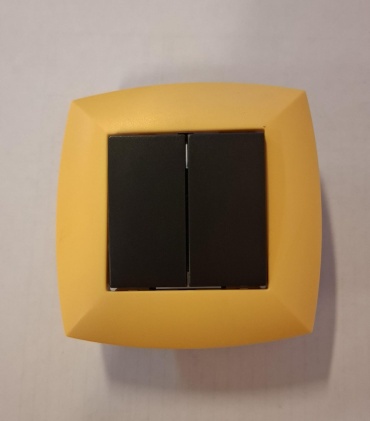 Выключатель клавишный Prodax Pdk2.3-105 kb выключатель, серый, желтый