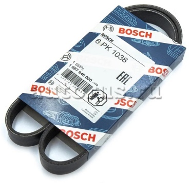 Bosch ремень поликлиновый 6PK1038