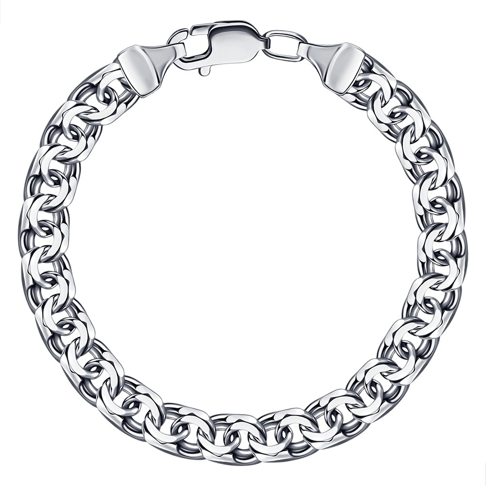 Lucente Silver 82120382119_19 длина 19 см, вес 14.51 г серебро, плетение бисмарк