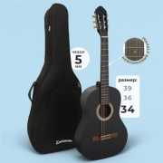 Классическая гитара Levinson C410M BK 1/2