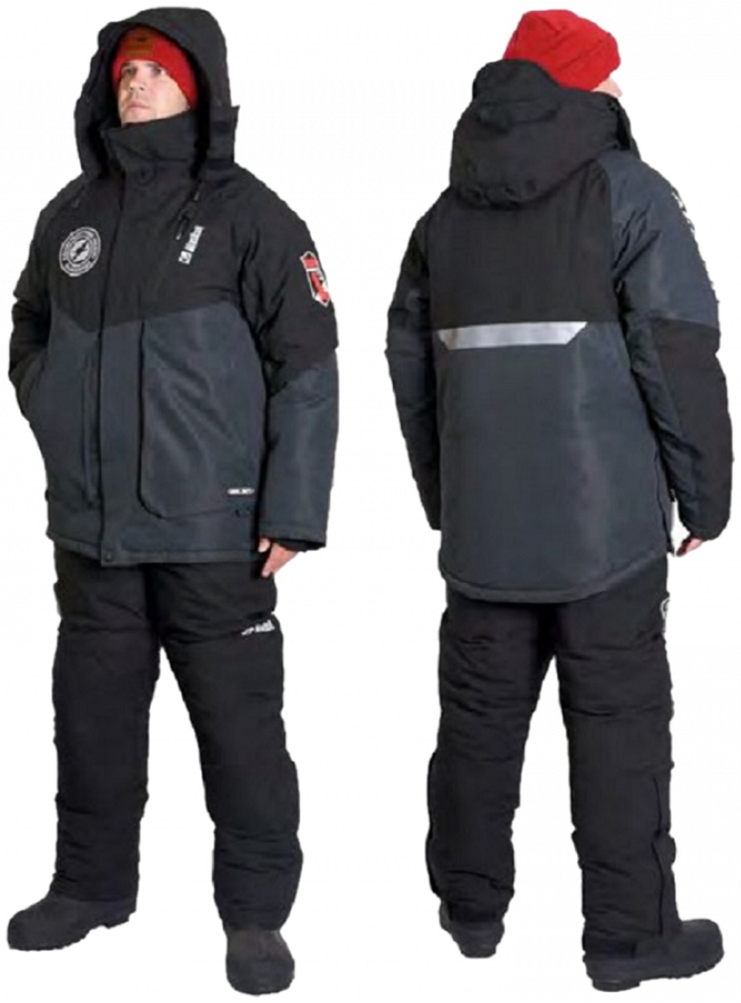 Спортивный костюм Alaskan черный, серый