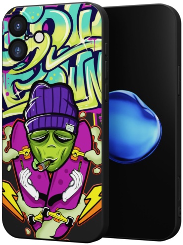 Чехол Mcover для Apple iPhone 16 Plus рисунок