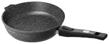 Сковорода Мечта Granit Black Induction Pro 22 см с антипригарным покрытием, алюминий