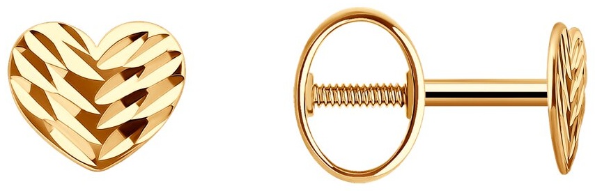 Пусеты SOKOLOV EAR-SO-585-174859 вес 0.834 г золото, без вставок