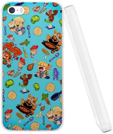 Чехол Mcover для Apple iPhone SE, iPhone 5, iPhone 5S рисунок