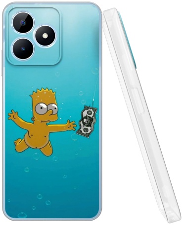 Чехол Mcover для Realme Realme Note 50, C51, C53 рисунок