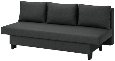 Диван IKEA ЭЛЬВДАЛЕН, 194х82 см, обивка ткань, серый
