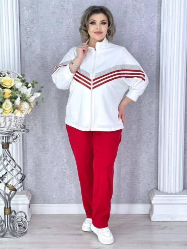 Спортивный костюм FASHION белый