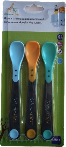Ложка MAMASTORE SP3S, предметов 3 шт, мультиколор