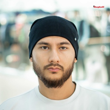Шапка Shapkoff размер 56, 57, 58, 59, черный