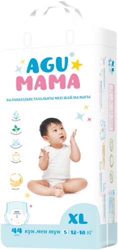 Подгузники-трусики AGU MAMA XL, 5, 44 шт