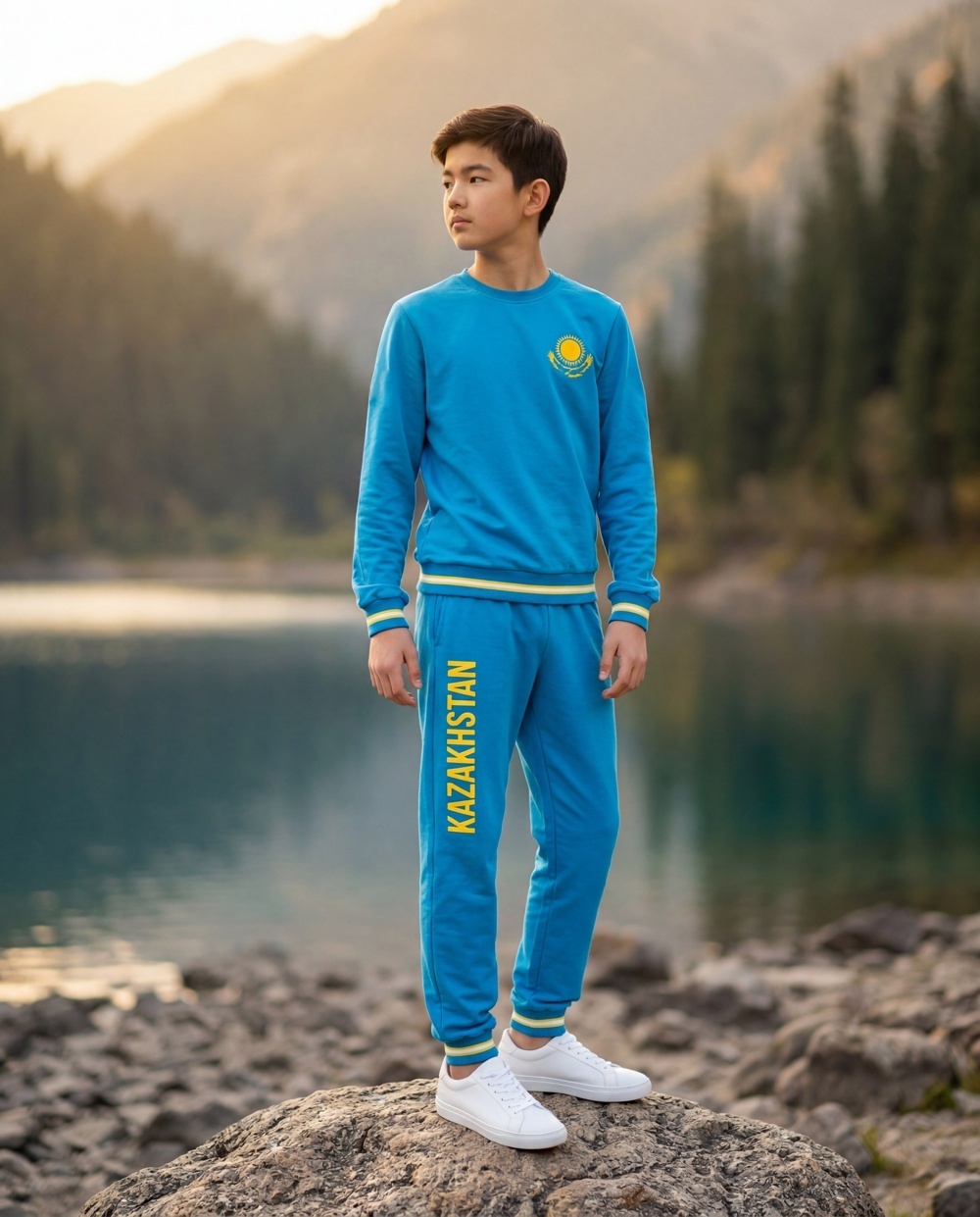 Спортивный костюм бирюзовый
