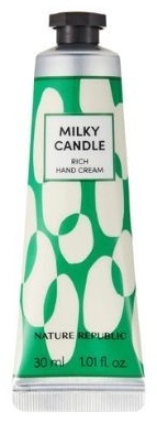 Nature Republic Milky Candle Rich Hand Cream крем для рук 30 мл