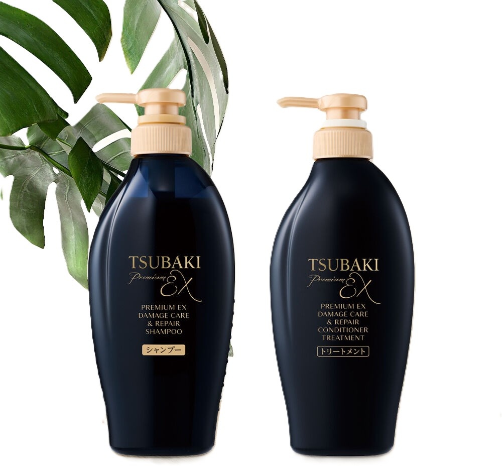 Tsubaki Premium EX Damage Care & Repair Shampoo&Cnditioner Set Восстанавливающий Набор для Волос 400ml*2 набор по уходу за волосами унисекс