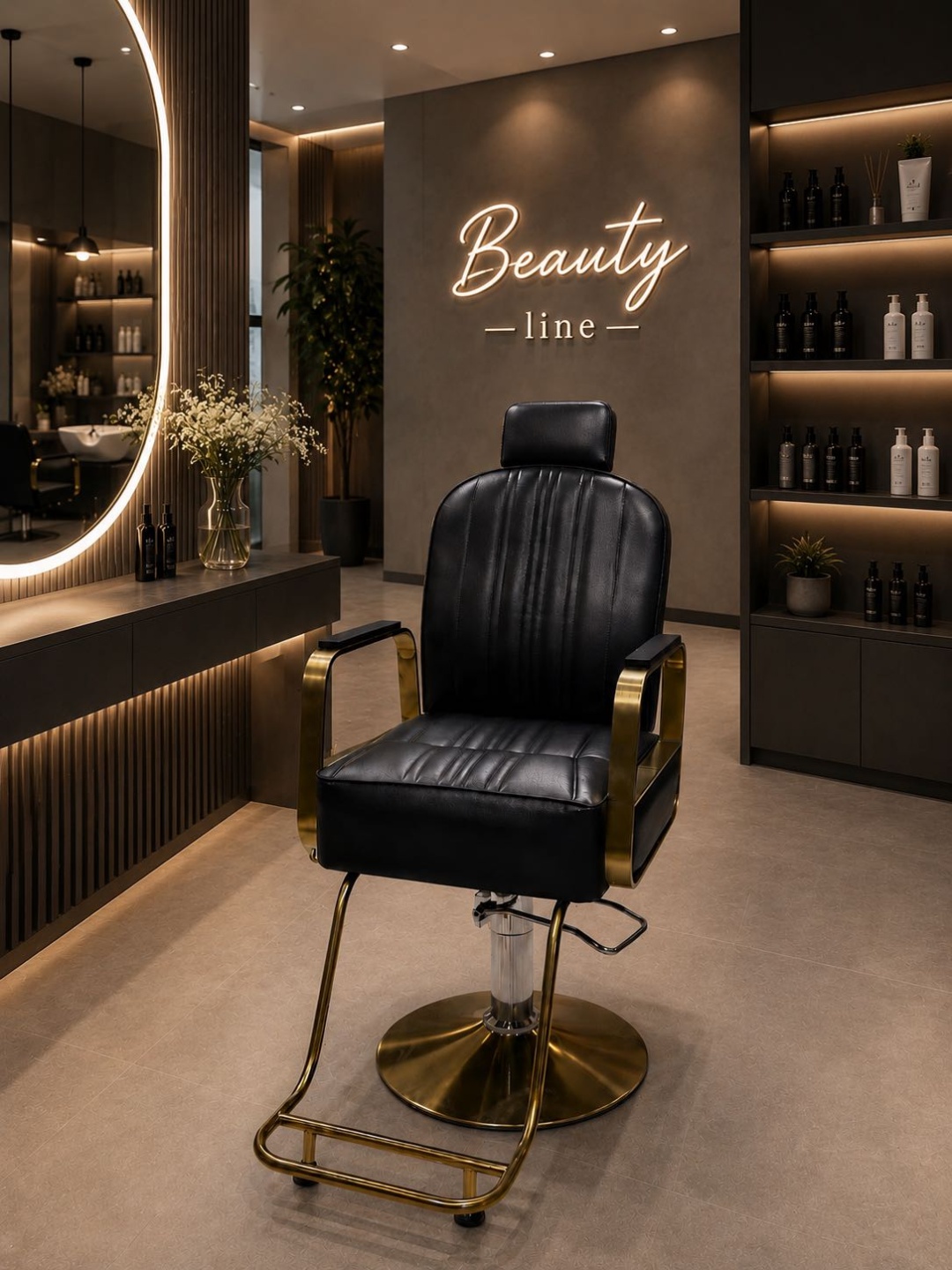 Beauty Line кресло черный 60х95 см