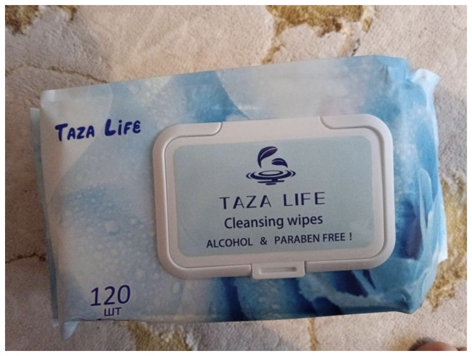 Влажные салфетки Taza Life Laif 120 шт