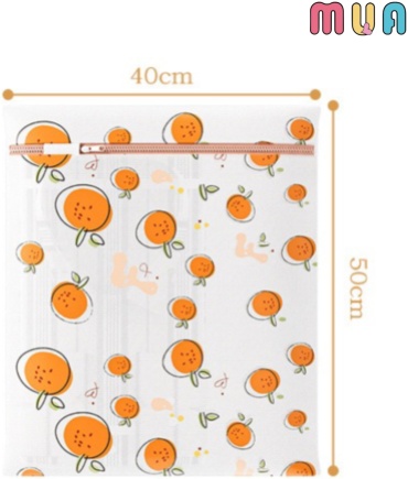 MUA мешок для стирки MEDIUM SIZE 40*50 СМ ORANGE белый, оранжевый 1 шт