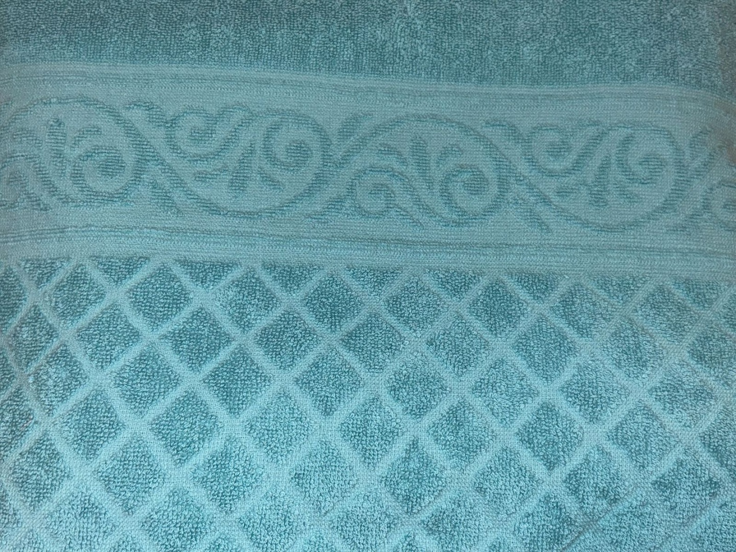 Плед Turkmen Hometextile 150х210 см, хлопок, жаккард, салатовый