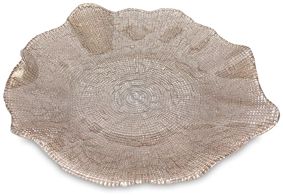 Блюдо IVV Folies 37х37 см, стекло, 1 шт