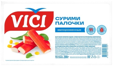 Vici крабовые палочки краб 200 г